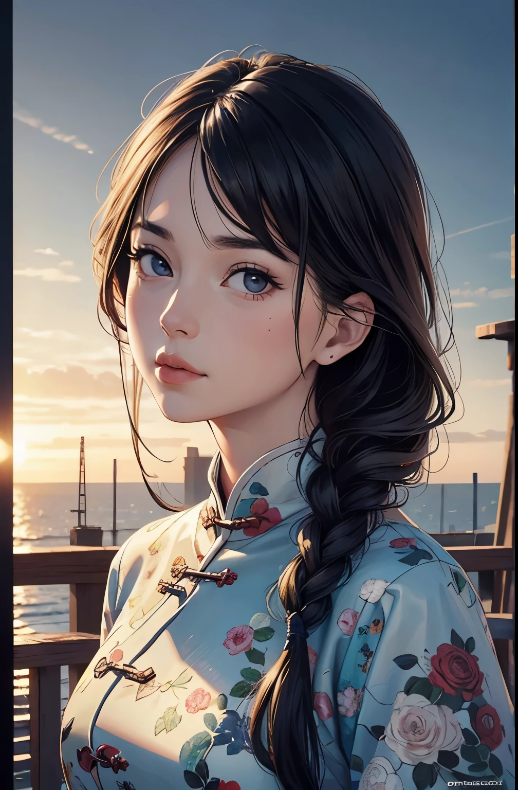 (pronunciation: 'look at it e', meaning: "Wow, it's amazing")
### prompt generates results
"(best quality,4k,8k,highres,masterpiece:1.2),ultra-detailed,(realistic,photorealistic,photo-realistic:1.37),black hair,1girl,beautiful face,detailed eyes,long hair,solo,jewelry,art,Chinese girl,relaxing,look at it e,look at it e,look at it e,look at it e,look at it e,look at it e,look at it e,look at it e,look at it e,look at it e,look at it e,look at it e,look at it e,look at it e,look at it e,look at it e,look at it"