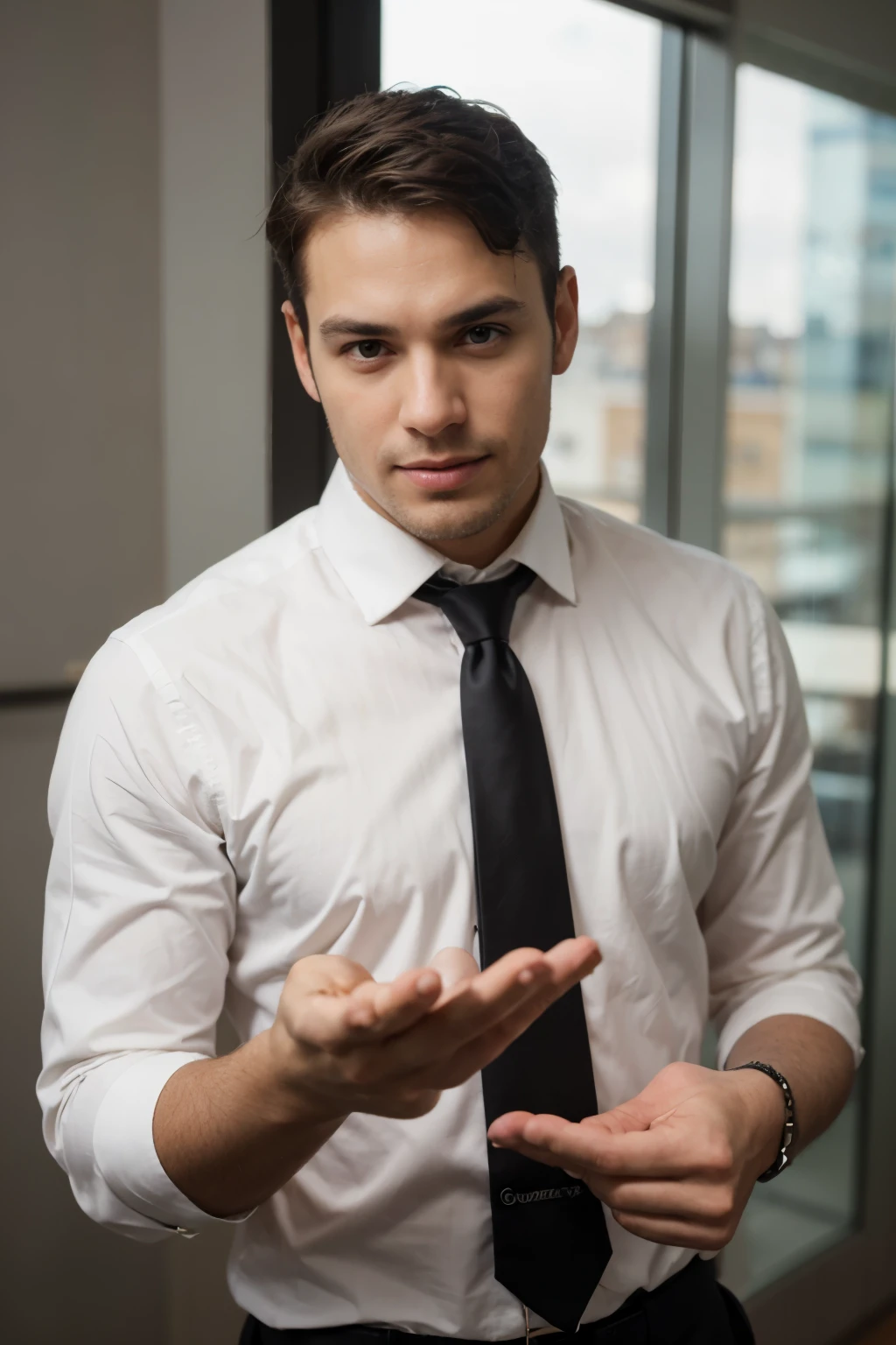 a successful business man, hand-some