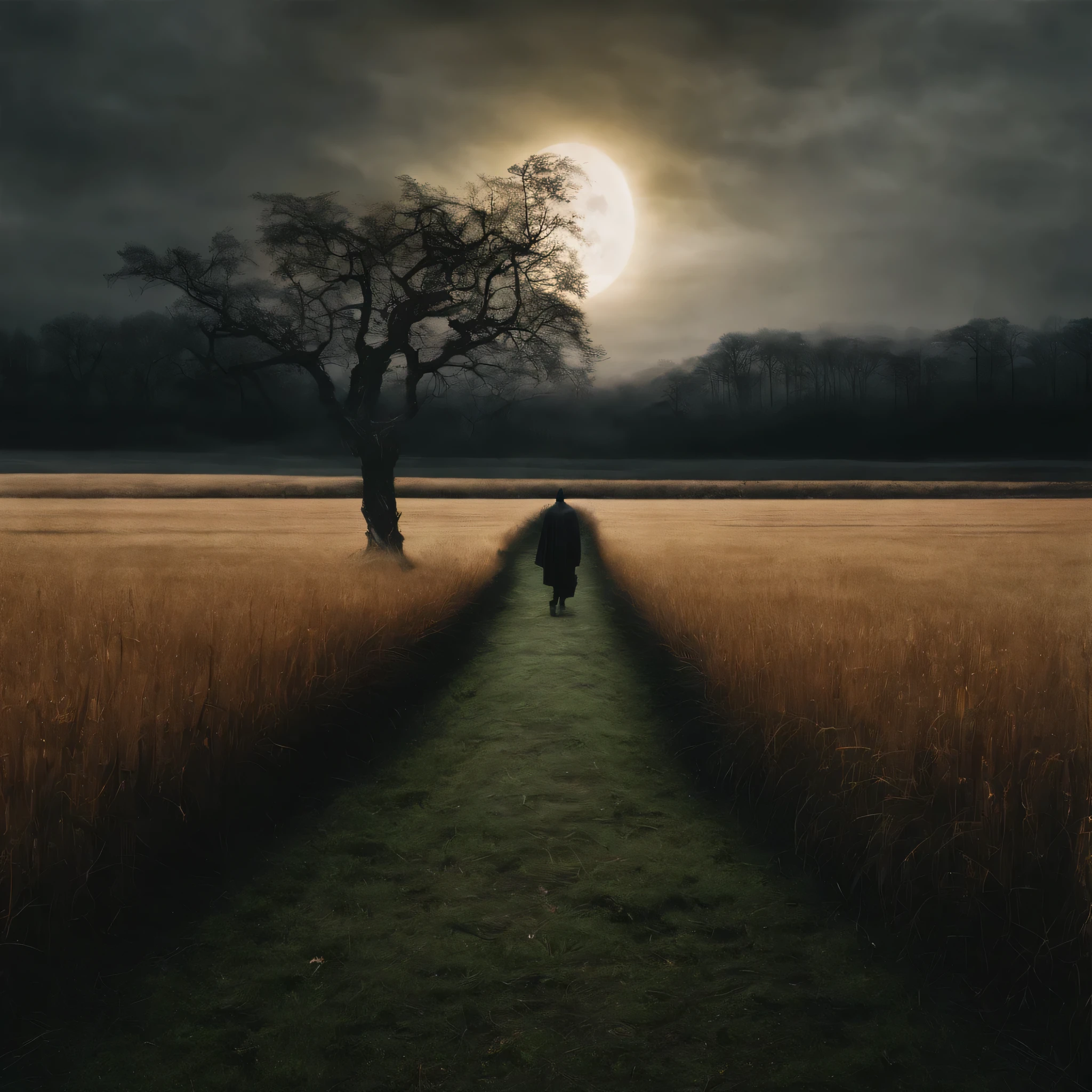 a white path in the middle of a multicolored field, ((((giant sun)))),Rolling green grass, ((Tai chi)),,an ultrafine detailed painting by Daren Bader, shutterstock contest winner, neo-romanticism, soft mist, made of mist, deviantart,Fujifilm XT3,by Steve McCurry, by Alessio Albi, by Lee Jeffries, by Herb Ritts, by Jeremy Man，long shot, clean, wide view, commercial photography