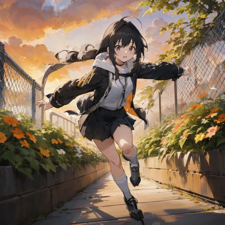 Anime girl running on the road with bird in hand, the anime girl is running, anime style 4 k, Kantai Collection Style, anime moe art style, 4k anime wallpaper, badass anime 8 K, Anime art wallpaper 8k, hq artwork, 4 k manga wallpaper, anime wallpaper 4k, anime wallpaper 4 k, beautiful anime high school girl