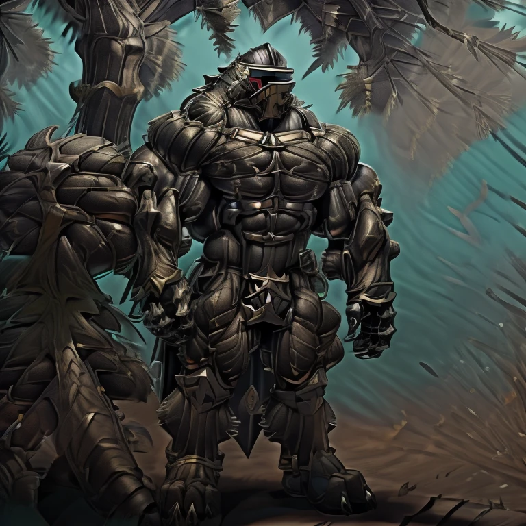 8K, Masterpiece, highres, future fiction. black visor, Detailed head, Detailed Body, full body, BLACK COLOR, Detailed abs, wearing crNanosuit, big muscle (pecs, triceps, traps) unusually developed muscular body, body full of huge muscles. showing off muscles, pectorales enormes. Exaggeratedly huge muscles. Gigachad Muscular, gigantic muscles, Colossal giant NANOSUIT over a battlefield, The cloak is so long that it touches the ground, crossed arms. 
The claws are sharp,
Sharp teeth,
have big wings.
whole body shines like metal. nj5furry,