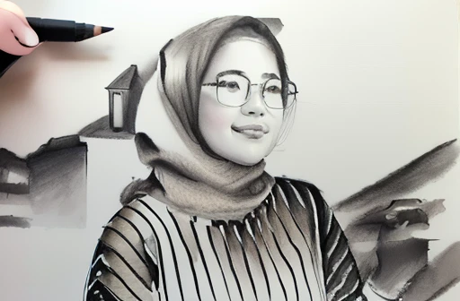 traditional drawing of a woman, girl sketch, bold line drawing, clean black pen drawing, charcoal line art, realistic line drawing, black and white sketch, black and white drawing, beautiful drawing style, ink drawing, girl portrait, high quality sketch art, simple drawing , ink drawing, black ink drawing, sketch style