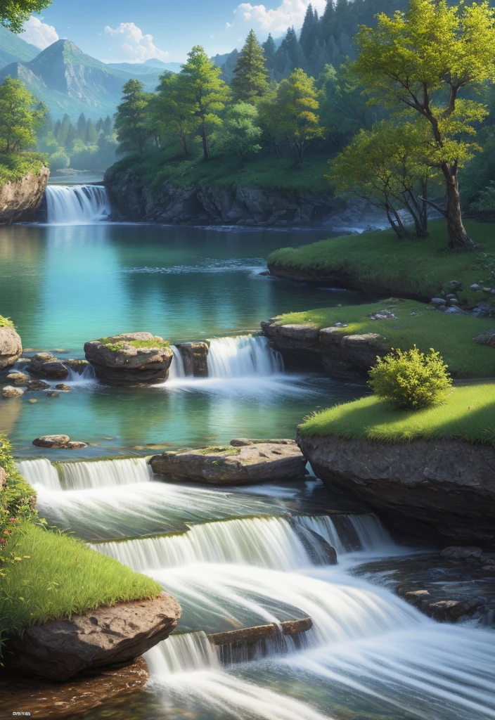 landscape, water, (extremely detailed CG unit 8k wallpaper), world's most beautiful artwork, Realistic image, intricate, high detail, focus sharp, photorealistic