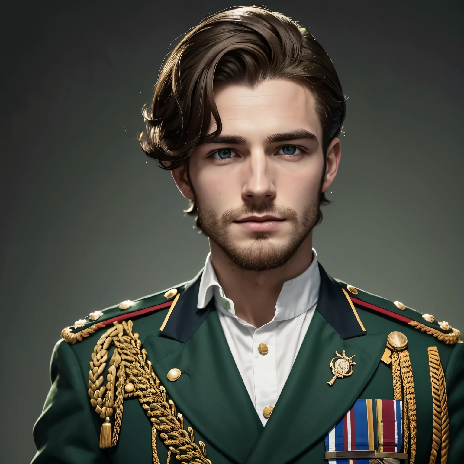 Tom, 20 ans, brun, moustache, allemand, charismatique, high-ranking German army officer, Waffen-SS, heil hitler, croix de fer, nazis, swastika, Totenkopf, ww2, Realistic, tennue Realistic, lieu Realistic, peau Realistic, cheveux Realistic, 4k, hd, masterpiece