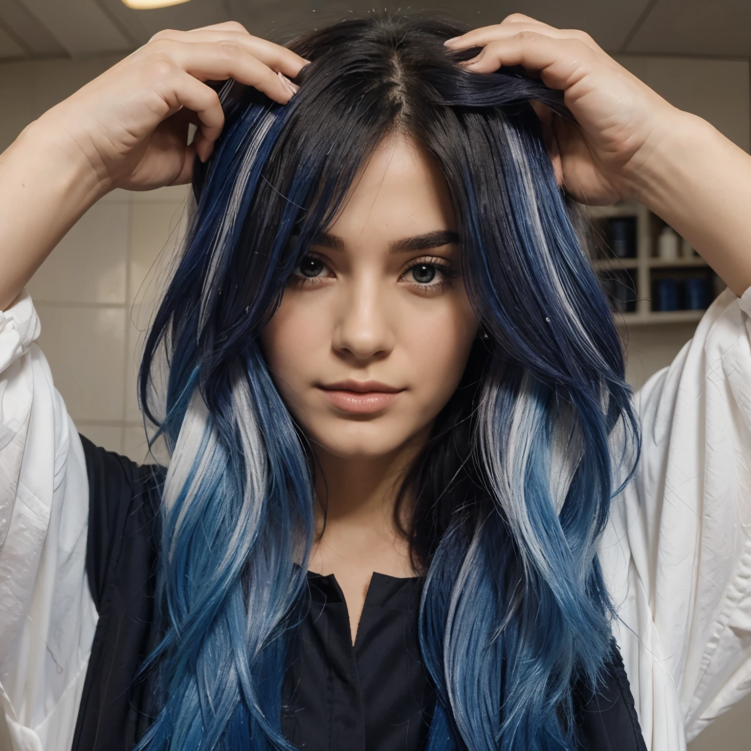 Shampoo para cabello de marca Magic hair logotipo