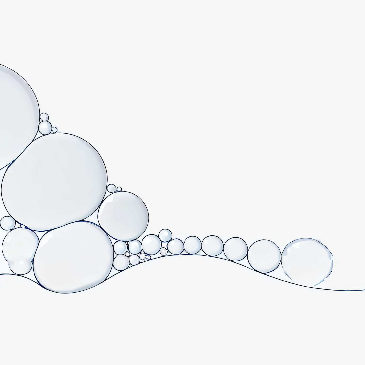 Close-up of a bunch of bubbles floating on top of each other, Abstract white liquid, Bubble Background, ethereal bubbles, blister, Round, Design on white background, blisters, Foam, Many floating spheres, Smooth Round, There are a lot of bubbles, Floating spheres and shapes, Smooth and clean vector curves, smooth Round