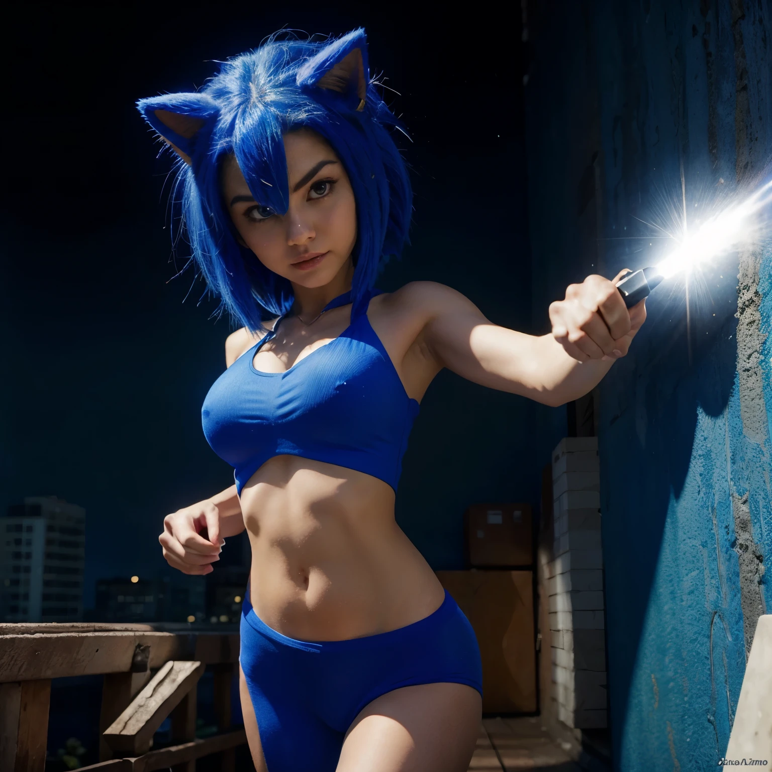 Sonic the hedgeohg pero es mujer