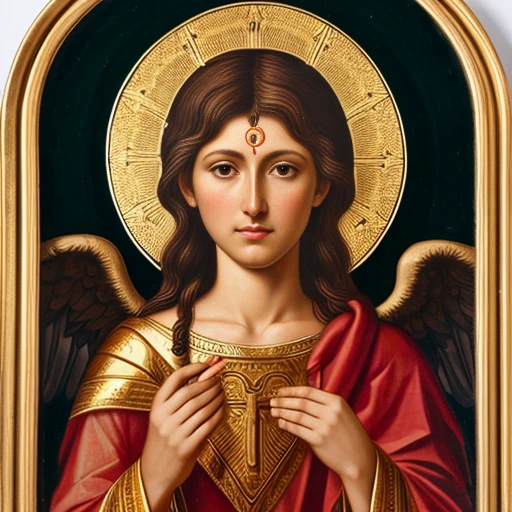 make an image of Archangel yehud focusing on the face