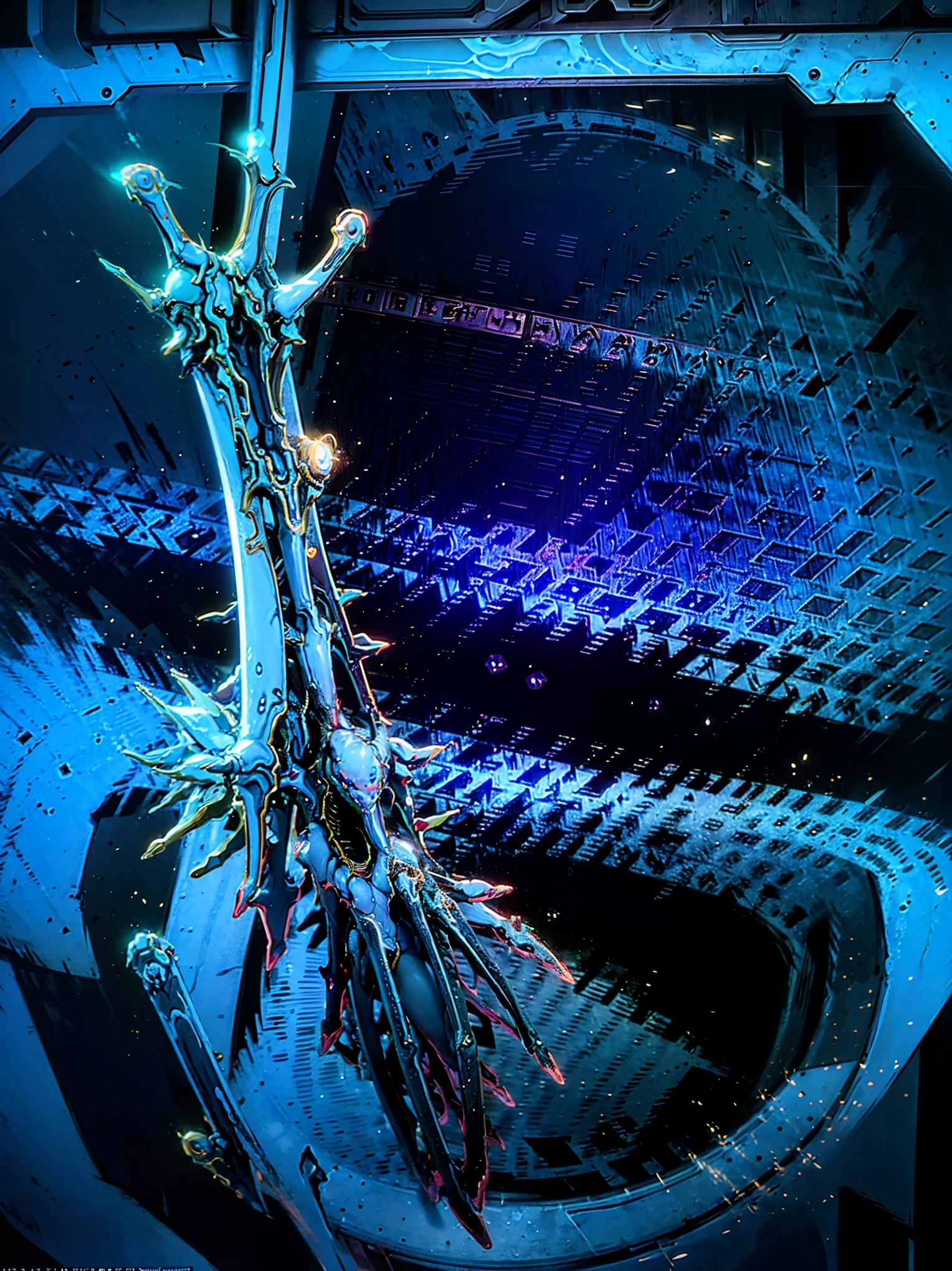 
(space, space station, nova, warframe, medium breasts, puffy, slender , slim curvy, ass,) ghostly, mist, rain,wet skin, reflections, Color (Fantasy: 1.2), (high quality,4k,8k,highres,masterpiece:1.2),ultra-detailed,(realistic,photorealistic,photo-realistic:1.37),unforgiving,(haunting,ominous:0.9)Inside the sleek and intricate interior of an Orokin-style spaceship, the environment is bathed in a hauntingly beautiful glow, a fusion of ancient technology and otherworldly elegance. The walls are adorned with intricate carvings and bioluminescent light sources that pulse gently, illuminating the corridors with a soft, opalescent light.

