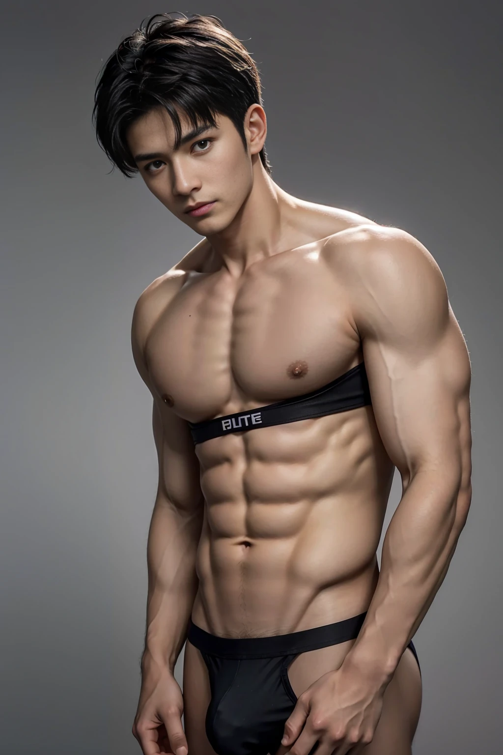 (8k, original photo, best quality),Practical,2 handsome guys,front,Intricate details,Extremely detailed的眼睛和睫毛男性,Masculinity,Night Sky,soft light,Movie Lighting,portrait,close up,Affectionately,Exposing the pectoral muscle,黑blue eyes白人恋男模特的照片, blue eyes, Standing in front of gray background, sports, 22 years old, tilt, beefy, short hair, Digital SLR Camera, super quality, Fuji XT3, Crystal clear, 8k UHD, High Detail, Hyper-photorealism, she, pubic hair, ((Practical skin), ((Pores)), ((High Detail皮肤)), Volumetric Light, groin, Far,Sexy Lingerie,A top-down view, Complex 3D Visualization, High Detail, 1 handsome young man (National Foundation) Looking at the audience (Pure face_at 1:0.6), 18 years old, pure, real human skin , (Naked chest), muscle, vivid details, hyperPractical, Beautiful background (middle Ages: 1,2), Octane Rendering, 8k, best quality, masterpiece, Extremely detailed, image, Unite, wallpaper (Practical, photoPractical: 1.37), amazing, Fine details, masterpiece, best quality, official art, Extremely detailed CG Unite 8k wallpaper,