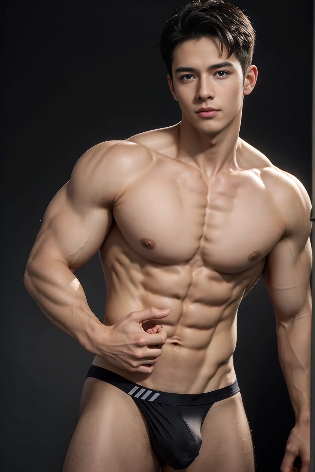 (8k, original photo, best quality),Practical,2 handsome guys，front，Intricate details，Extremely detailed的眼睛和睫毛男性,Masculinity,Night Sky,soft light,Movie Lighting,portrait,close up,Affectionately，Exposing the pectoral muscle,黑blue eyes白人恋男模特的照片, blue eyes, Standing in front of gray background, sports, 22 years old, tilt, beefy, short hair, Digital SLR Camera, super quality, Fuji XT3, Crystal clear, 8k UHD, High Detail, Hyper-photorealism, she, pubic hair, ((Practical skin), ((Pores)), ((High Detail皮肤)), Volumetric Light, groin, Far,Sexy Lingerie,A top-down view, Complex 3D Visualization, High Detail, 1 handsome young man (National Foundation) Looking at the audience (Pure face_at 1:0.6), 18 years old, pure, real human skin , (Naked chest), muscle, vivid details, hyperPractical, Beautiful background (middle Ages: 1,2), Octane Rendering, 8k, best quality, masterpiece, Extremely detailed, image, Unite, wallpaper (Practical, photoPractical: 1.37), amazing, Fine details, masterpiece, best quality, official art, Extremely detailed CG Unite 8k wallpaper,