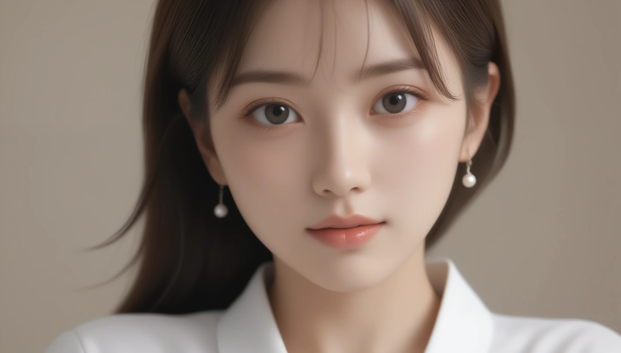 8K, Ultra-high resolution, highest quality, masterpiece, Surreal, photograph, 1 girl, (:1.3), pretty girl, Cute face, Beautiful eyes in every detail, (short hair:1.2),(Wearing a blouse:1.2),1 girl,Japanese,21 years old,(Small breasts:1.3),(highest quality,masterpiece:1.3,超A high resolution,),(非常にdetailed,Caustics),(Photorealistic:1.4,RAW shooting,)Ultra-Realistic Capture,非常にdetailed,High resolution 16K human skin closeup。 Natural skin texture、簡単に識別できるほどdetailedでなければならない。 Skin tone is even and healthy looking。 Use natural light and color, Sad expression, Looking at the camera, Perfect dynamic composition, My Room, A scene from the movie is visible 、Look at the audience、beauty,Long neck、Smile a little、Please close your mouth and laugh、(((Ideal body proportions))),A cup small breasts :2,、Portraiture:2、Perfect Anatomy、Vivid details、detailed、Surreal、Light and shadow,Strong light,Fashion magazine cover,Thin lips