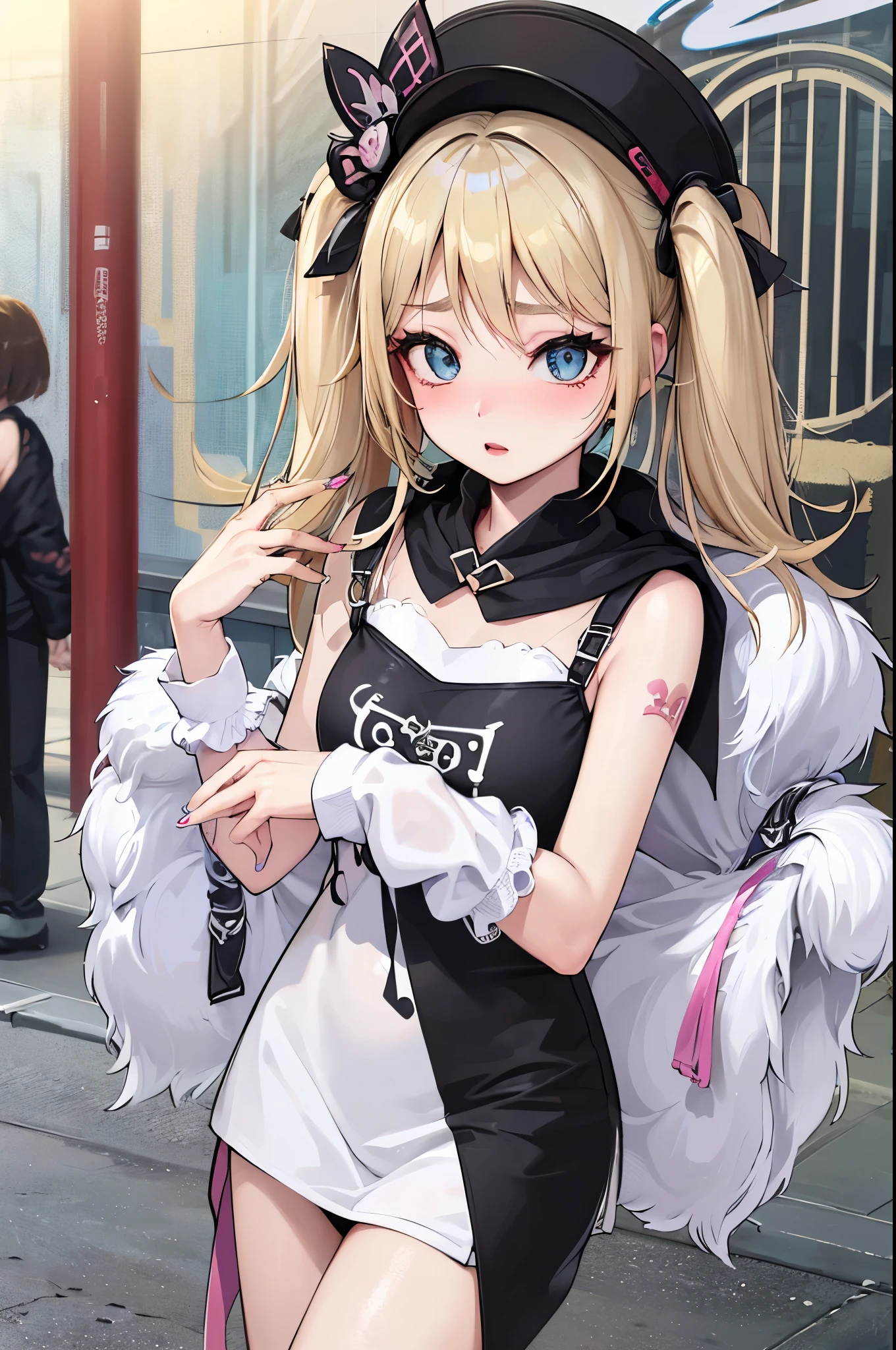 Japanese Gyaru girl being roughtly fucked in public(best quality,4k,8k,highres,ultra-detailed,girl,stylish,beautiful detailed eyes,beautiful detailed lips,extremely detailed eyes and face,long eyelashes,trendy outfit,Japanese street fashion,gyaru fashion, vibrant colors,high contrast,extravagant accessories,glamorous hairstyle,confident pose,urban background,sunlight filtering through the cityscape,graffiti art,sparkling jewelry,sophisticated makeup,high fashion look,couture clothing,unique nail art,endless energy and vibrant vitality,youthful and bold attitude,city lights reflecting on glossy surfaces,impeccable skin texture,rich texture in clothing fabric,expressive and captivating gaze,full and luscious lips,authentic Japanese gyaru style,harajuku fashion inspiration
