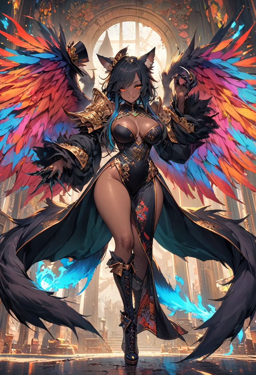 ((beautiful and detailed))) chica adolescente 18 years furry, (18 years) high definition 1:1(((hembra))) ((Anthro)) zorra con cola peluda, lenceria negra (((blue body))) alas de angel color negro (excelente definicion)Ross Tran, por Ruan Jia, por zaush, por Foxovh, cinematic lighting, seductor, zorra, Vista de cuerpo completo,((cuerpo completo)) cabello desordenado, ((cabello rojo)), (cola turquesa), Ojos azules detallados, pose sumisa, Vista desde abajo, Vista lateral,(heart-shaped pupils) ((shy and timid)) detalladas, (8k la mejor calidad, obra maestra ) posando, Muy bien, Lindo, smalldetailed, shy and seductor posture arching back down so that we can see her, vestimenta arabe((habitacion linda)) sensual nudity, hincada, cara de placer, piernas abiertas,detalllado 1:1, cuarto de noche, horario nocturno, habitacion nocturna, atardecer
