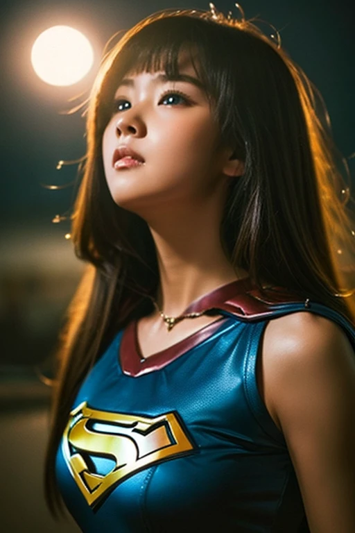 a girl who dreams of becoming a strong super hero at night, she is beautiful, but she is still weak