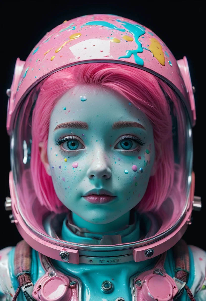 8K, ARTISTIC photogrAphy, best quAlity, mAsterpiece: 1.2), A (potrAit:1.2) Don Bluth Style ASTRONAUT nude pink Toon Doll, full body RAW candid cinema, cyan hair, 16mm, color graded portra 400 film, remarkable color, ultra realistic, sad admosphere, dark lighting, oppressive atmosphere, depressive colors, kodak portra 400, photograph,r, Natural Light, Pinhead lighgts, blur reflection, Brush Strokes, Smooth, abstract, Splatter, Oil On Canvas, rainbow colors, fractal isometrics details bioluminescens : a stunning realistic photograph of wet bone structure, 3d render, octane render, intricately detailed, titanium decorative headdress, cinematic, trending on artstation | Isometric | Centered
