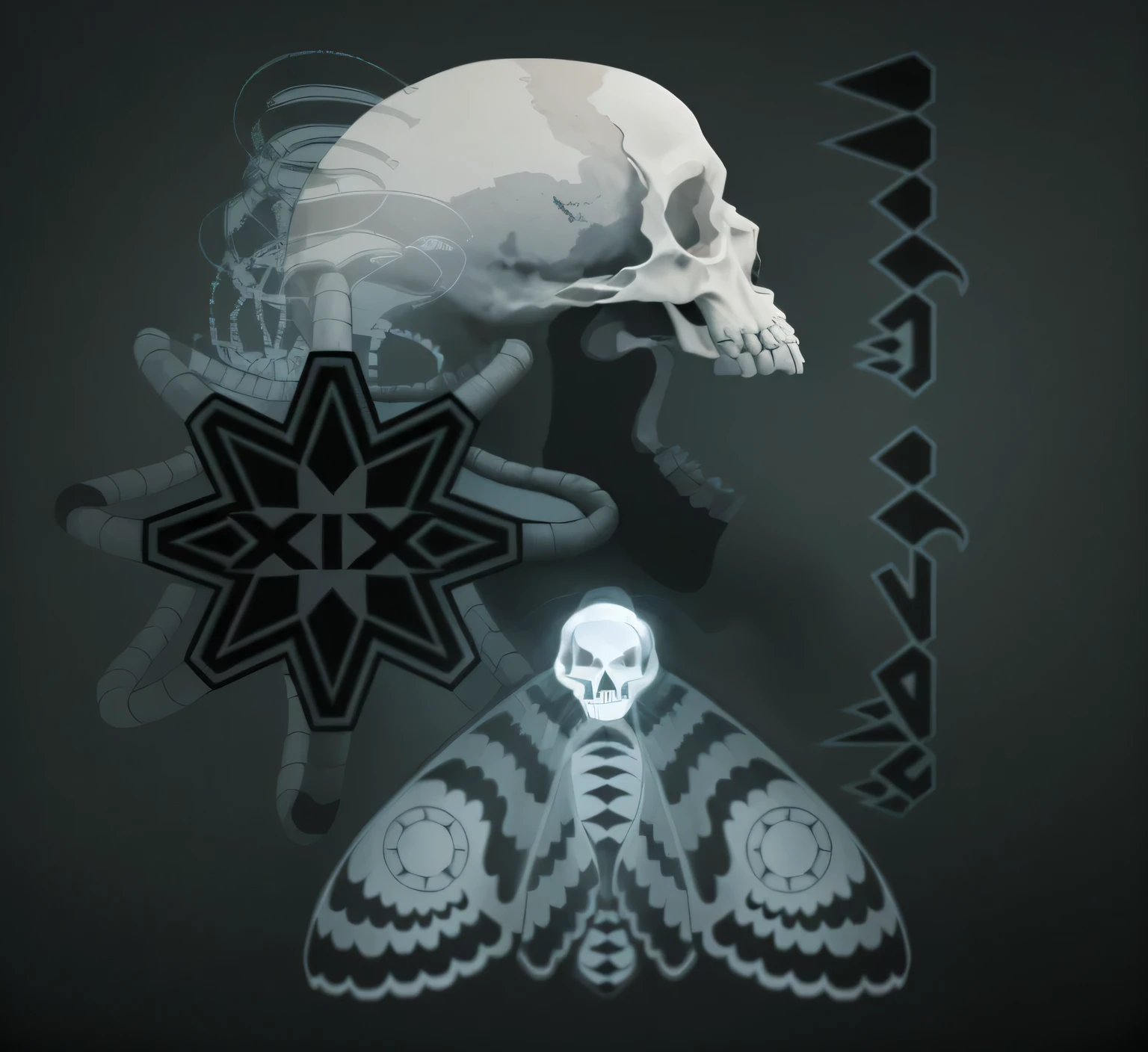 ghotic style, skulls and death