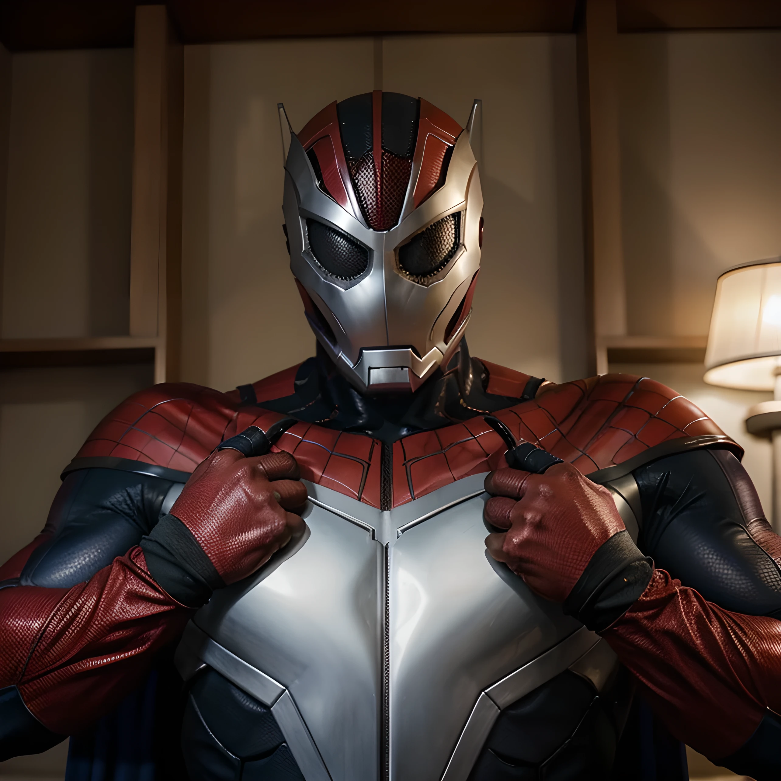 homem de ferro lutando com homem aranha