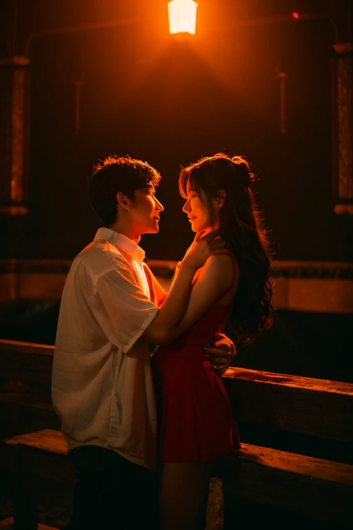 a love story that you think is very romantic, full of ambition and passion, a pair of lovers, who respect each other, fall in love, in the middle of a dark and warm night
