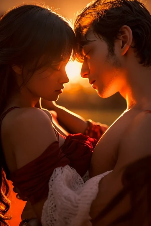 a love story that you think is very romantic, full of ambition and passion, a pair of lovers, who respect each other, fall in love, in the middle of a dark and warm night, and more hot, women are younger than men and men are older than women, the age difference is 5 years
