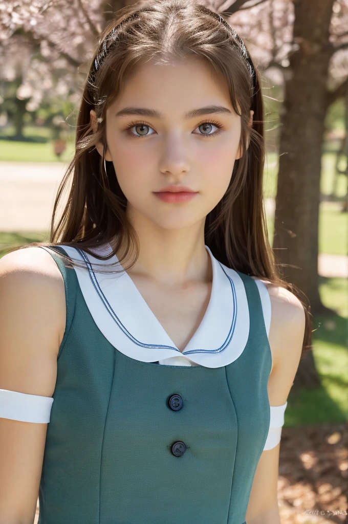 ( masterpiece, top quality, best quality,8k, girl,ultra detailed,raw photo:1.5),(photorealistic:1.4),(cinematic lighting), PerfectNwsjMajic, , Surrealism, UHD, ccurate, Super detail, textured skin, High detail, Best quality, dynamic angle, (high nose,White skin),[Beautiful blue eyes],[flat chest:large breasts:0.5],(1girl),(good anatomy:0.5)), school uniforms , royal school ,(upper body:1.5)