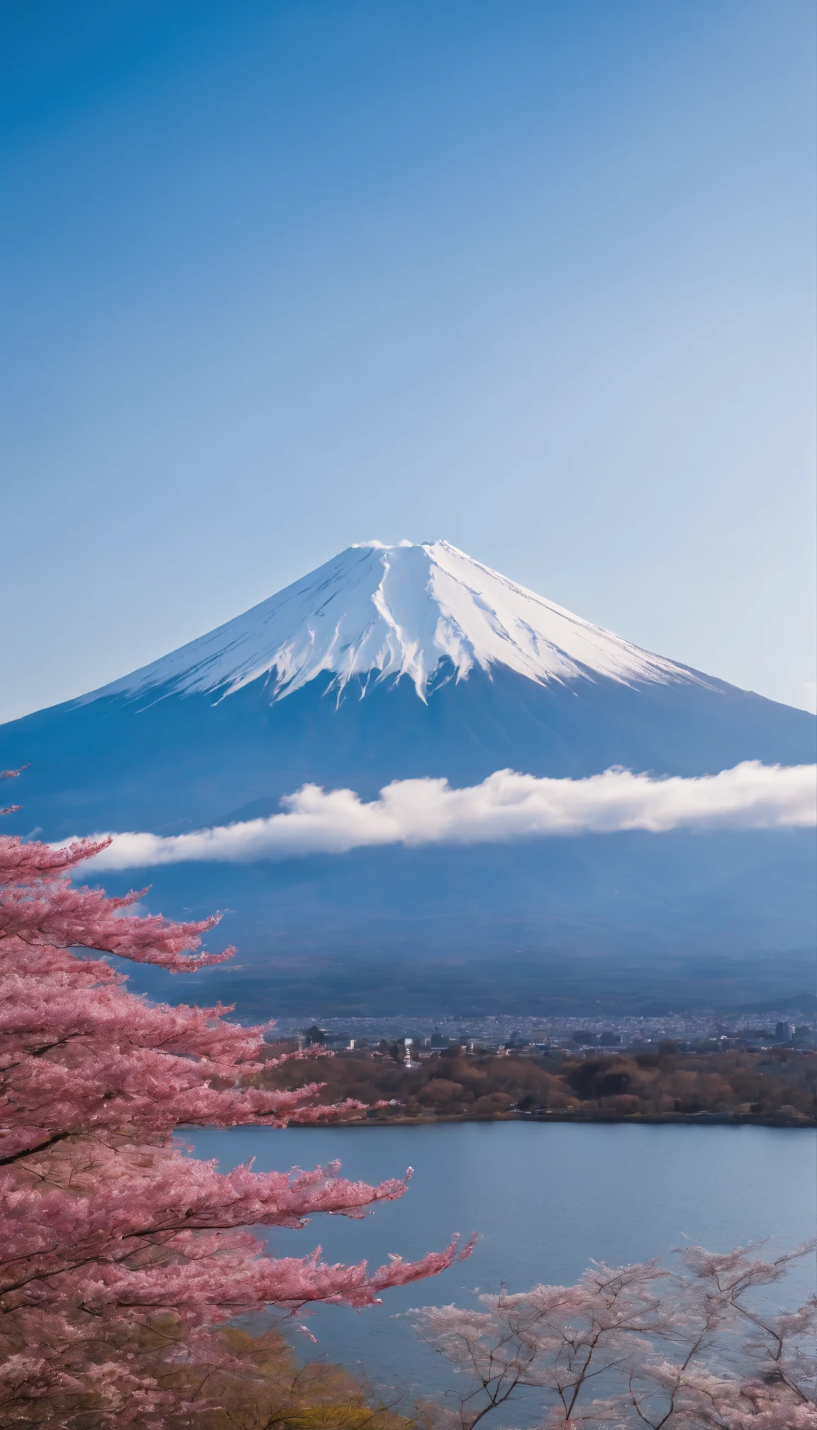 With high definition images、You can experience the vivid collaboration of Mt. Fuji and the blue sky from the scenic vantage point of Odaigahara.。8K resolution is、Introducing the complexity of Mount Fuji's summit and the captivating expanse of blue sky.、Creating cinematic masterpieces。Anatomically correct mountains and photorealistic skies are combined.、Create breathtaking images、It takes you into the heart of Japan's magnificent landscapes.。