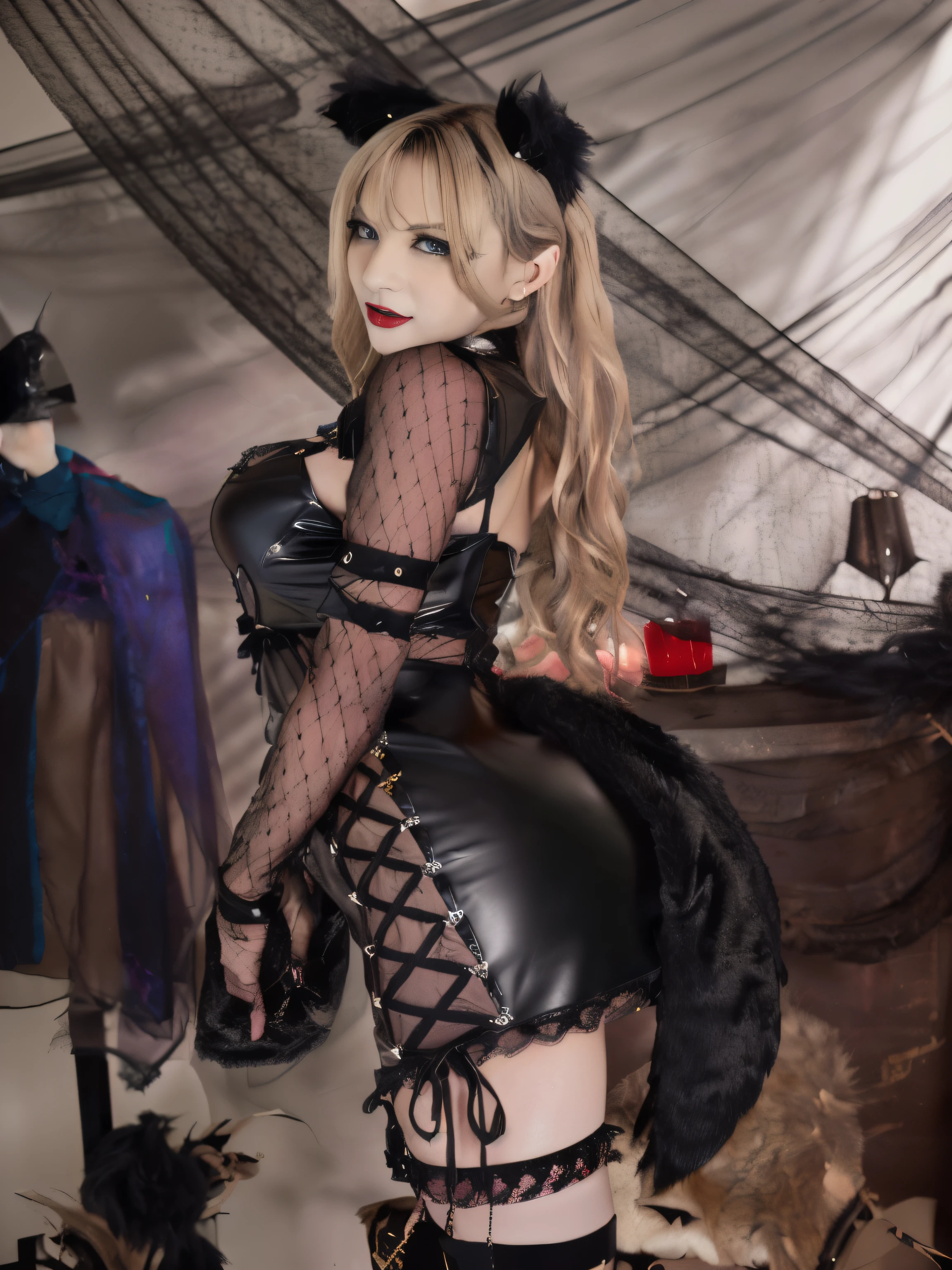 Woman in black dress and stockings posing, Angry and highly moral sexy werewolf, Black Leather Costume, Succubus in a tight short dress, Leather Bunny Costume Bodysuit, Sexy Dress, alluring and terrifying, very Sexy Costumes, High Quality Costume, Selina, Sexy Style, fantasy leather clothing, Classic witch, Very sexy devil costume, Gothic Costume, Sexy Costumes