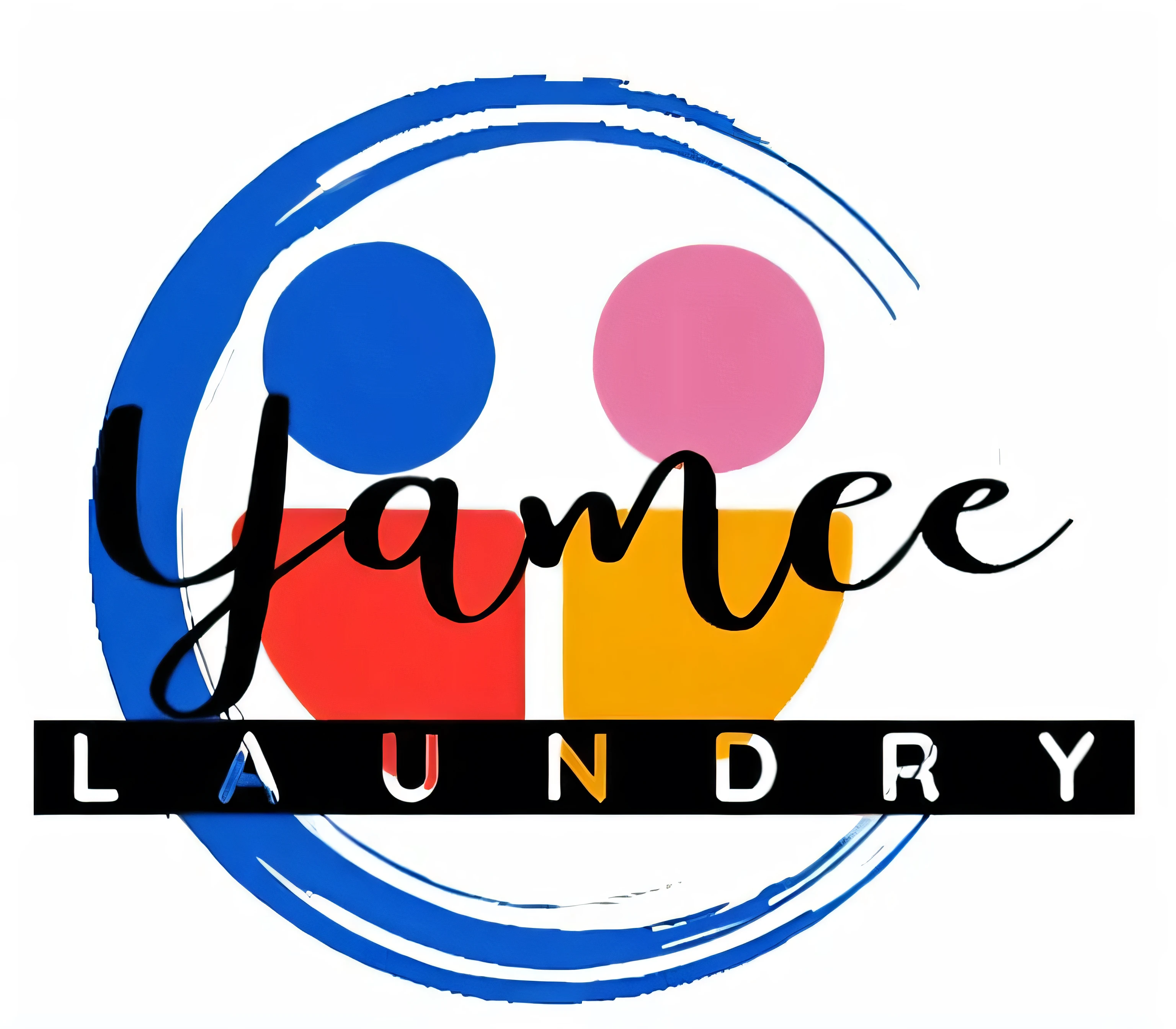 the logo for the laundry company, business logo, yummy, logo, logo, yamy, group photo, profile picture, clean logo, unused design, white bg, logo design, logo art, taken in the early 2020s, laundry hanging, y, logo”, single logo, simple logo, yamy yamy, commercial photo, avatar for website