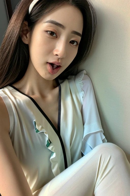 (Realistic:2),(masterpiece:2), (highest quality:2),8k,highest quality、(lips are white:2),woman、delicate、beauty、1 person,((Lackluster lips:2.4)),Kuma:2,(Masturbation:2.2),(Blowjob:1.8),(Underarm hair:1.6),pubic hair:2、Spread your legs,(White Lips:1.4),(Lips are white:1.8),(Her lips are beige:1.4),(Thin lips:1.4),(Half-open eyes:1.4),Subtle lip wrinkles、(Drooling from the lips:1.2),(High nose:2.2),Thin Nose:2,(Clear Eyes:1.2),Long Hair,Wavy black hair、(Thin eyebrows:1.2),Narrow forehead、(Pale complexion:2),(Please open your thighs:1.8),(White Chinese clothing:2),(Sleeveless:2),(No makeup:2)),(No makeup:2),(Beautiful breasts:1.2),Good move....、4K, Thin arms, Thin thighs, Long legs, delicateな体, slim, Tight waist, Fine skin,Dynamic Angle, pubic hairを見せる、Spread your legs、Underarm、Underarmの細かいシワ、Underarmの皮膚が黒い、黒いUnderarm、(Very detailed), (Detailed face), ((18歳woman)),(Very nice hands:1.4),日本人woman, alone, Realistic Skin, Realistic Face, Spread your legs, 完璧な体型を持つ美しいwoman: 1.4、slimな腹筋:1.2、double eyelid,Realistic Skin, Realistic Face, Looking at the camera, ((highest quality, 8k, masterpiece: 1.3)), 完璧な体型を持つ美しいwoman: 1.4, Highly Detailed face and skin texture,Very detailed, Realistic Skinのテクスチャ, Cool girl、Wavy Hair、flowing bangs、Tight Chinese clothing、Sleeveless、evil brainwashing、Mind control、Grin、Whisper in my ear、evilな表情、evil、Hollow Eyes,Half closed eyes、Hollow Eyes、evil、Church at night、Swear allegiance、Sexy pose、Semen On , Penis Facial, ((Sticking out tongue, Open your mouth))