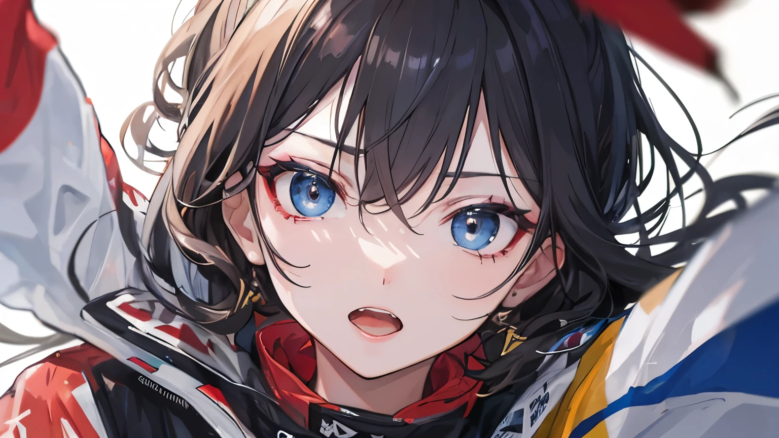 ((highest quality)), ((masterpiece)), (detailed), Perfect Face,Racing Sensation, Roaring of Turbulence