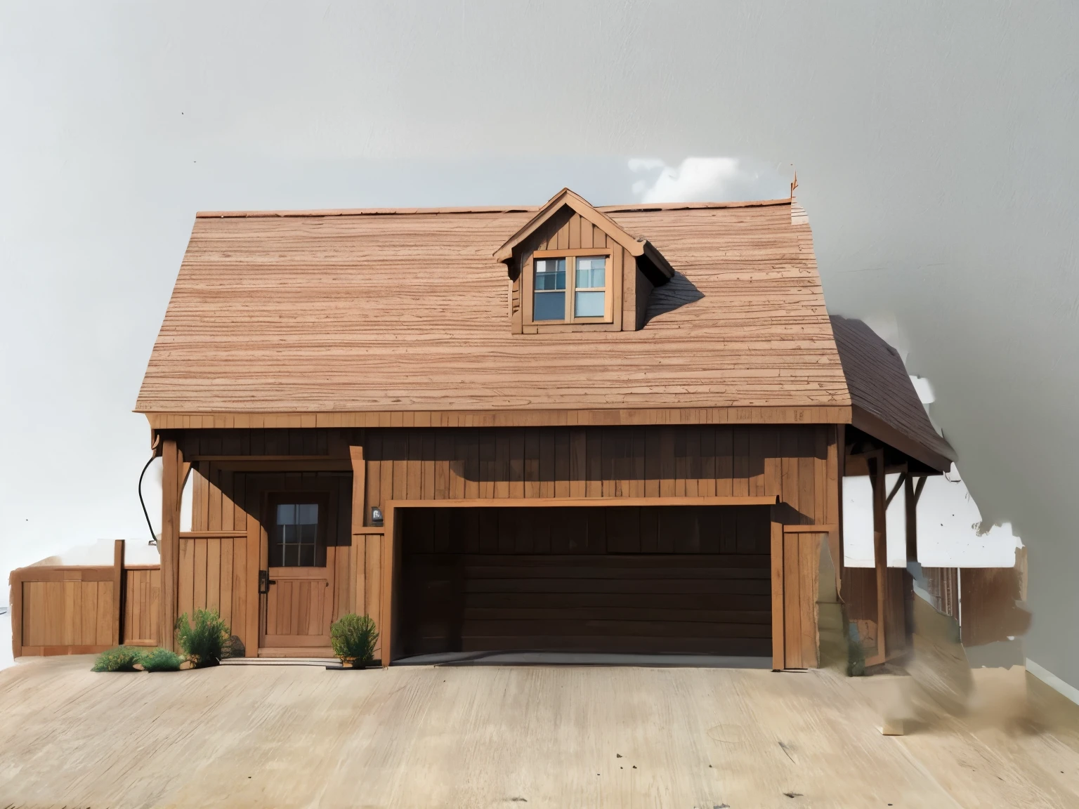 an American style garage