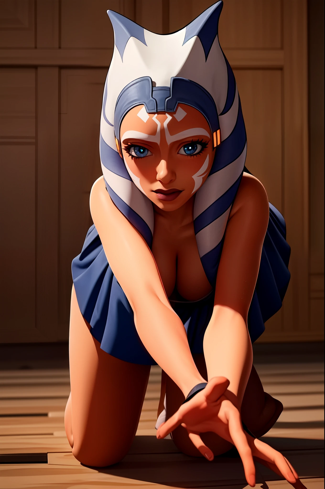 score_9_up, score_8_up, score_7_up, 1girl, solo, mature female, ((adult Ahsoka Tano))(((orange skin color))), long horns, blue eyes, pink lips, parted lips, white tattoos on cheeks, fit slim body, white tattoos on body, ((perfect medium erected breast, erected nipples)), (((nude body, piercing nipples, piercing pussy))), (((highly detailed spa center space, swimming pool,))), perfect model body, wide hips, pumped up ass, orgasm face, having rough sex in doggystyle position, perfect pussy penetration, penis penetrating her pussy, seductive look,((( from behind)))