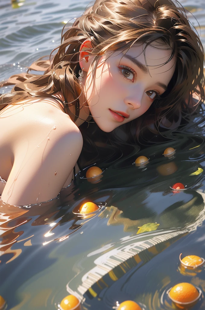 Best quality, masterpiece, ultra high res, (photorealistic:1.4), raw photo, (RAW photo, best quality), (realistic, photo-realistic:1.3), extremely delicate and beautiful, Amazing, finely detail, masterpiece, ultra-detailed, highres,best illustration, best shadow,intricate,depth of field, sharp focus, volumetric fog, 8k UHD, DSLR, high quality,( film grain:1.4),
1 Girl, white skin, long hair with slight curls, detailed beautiful big eyes, exquisite features, features details, (small breasts:1.2), futuristic fashion cool clothes, perfect body,
beautiful lighting, (rainbow_one:1.2), full body, (looking at viewer:1.2)
A girl in a light colored dress stood in a clear lake with a visible bottom. She smiled, her hands gently gliding in the water, causing ripples that shimmered with broken reflections in the sunlight.
The girl had bright eyes and long hair draped over her shoulders and the lake surface, blown by the breeze and brushing lightly over her cheeks.
Golden hour makes everything warm and romantic
a beautiful woman, golden hour, rim lighting, warm tones, sun flare, soft shadows, vibrant colors, hazy glow, painterly effect, dreamy atmosphere