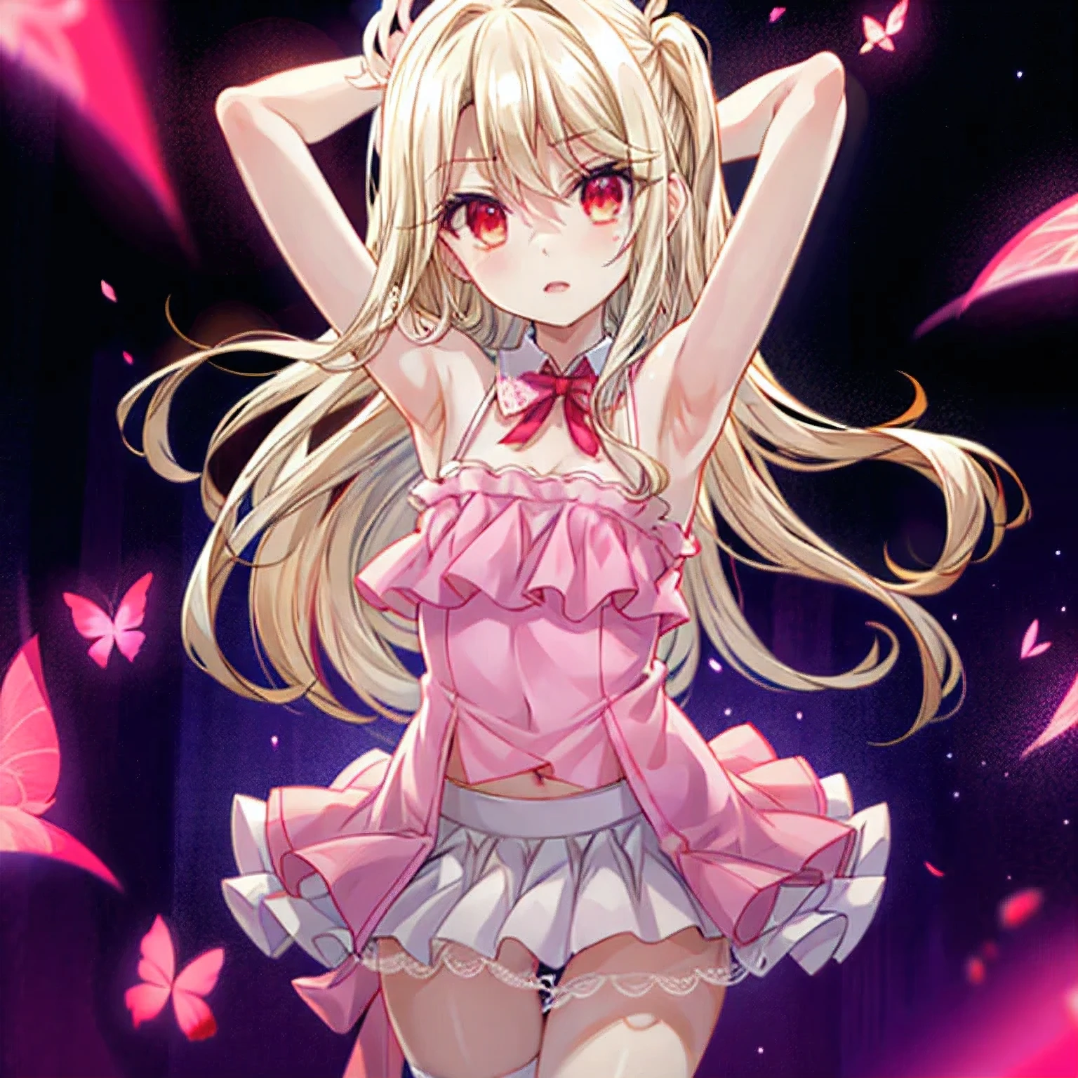 illya, lace panty, armpit,