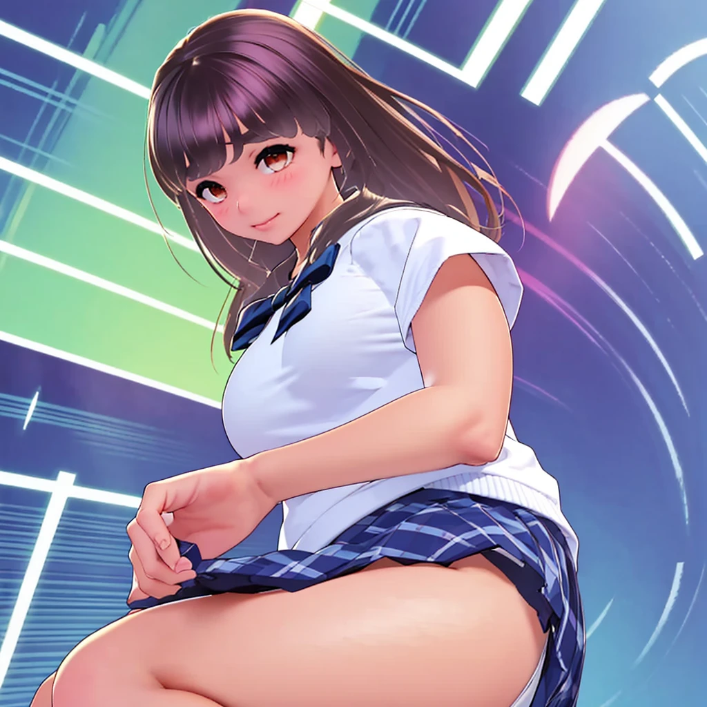 High school girl with stomach ache