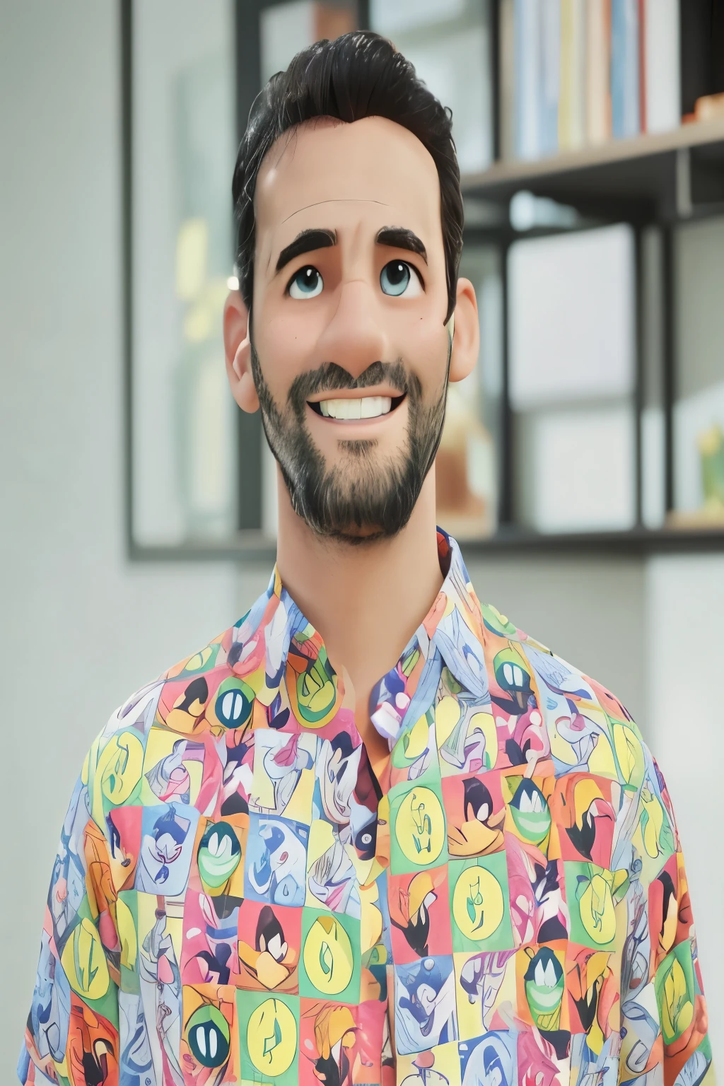 Generate a copy of the Disney-style image while remaining faithful to the original characteristics