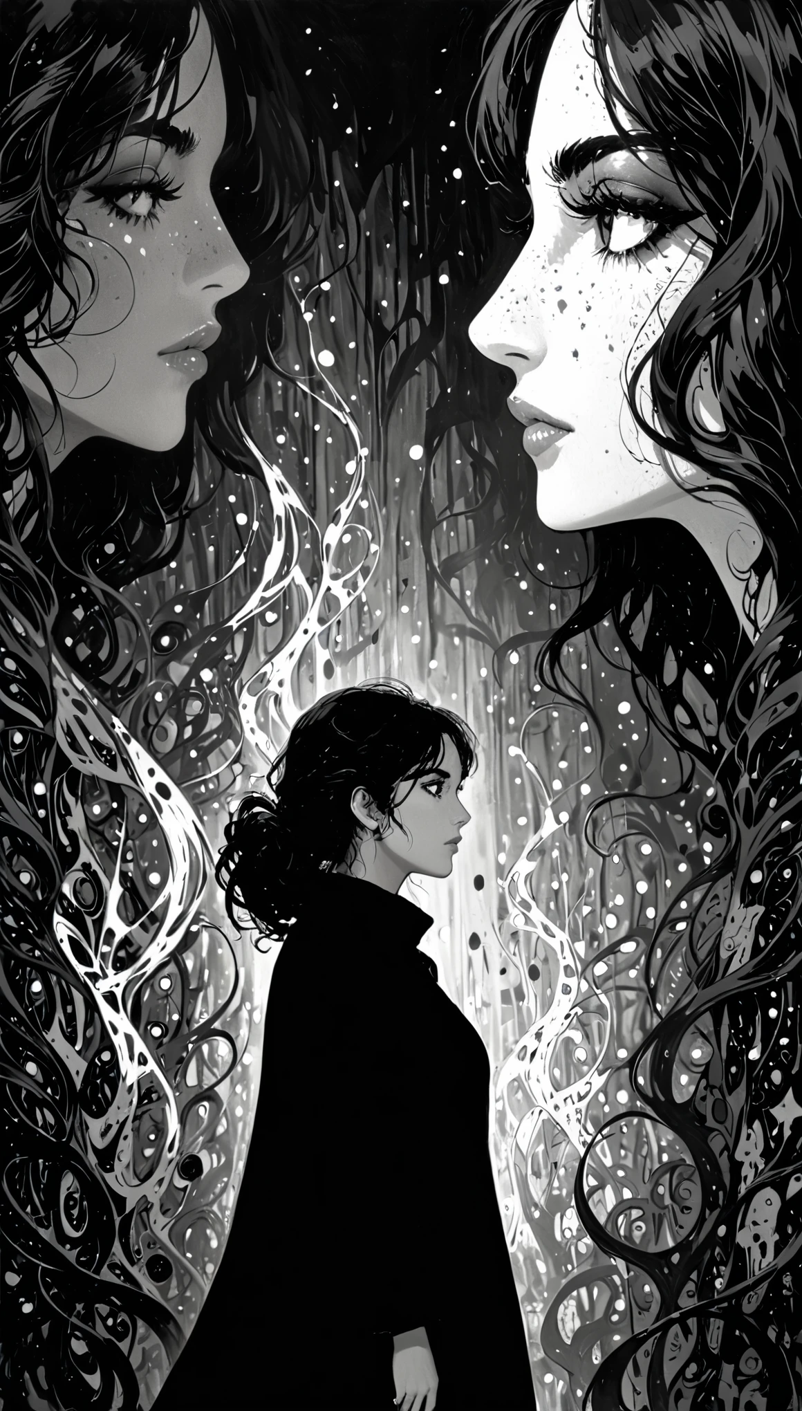 (artist by Mark Schultz:1.1),(artist by A. R. Penck:0.3),(artist by Abstract D'Oyley:1.1),artist by Abbas Kiarostami,character design,female mage,