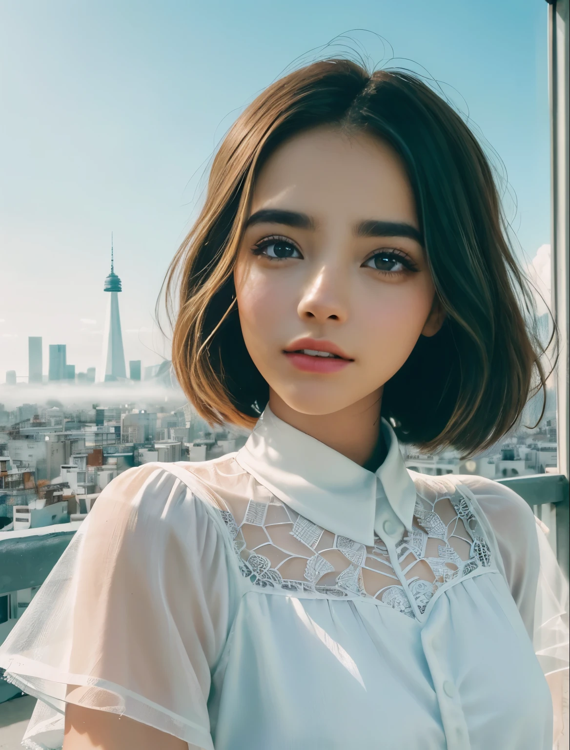 (1 chica:1.3), Solo, (((Very cara detallada)))), ((Ojos y rostro muy detallados.)))), Hermosos detalles ojos, partes del cuerpo__, arte oficial, Fondo de pantalla unificado de 8k, super detailed, hermoso and hermoso, hermoso, Obra maestra, mejor calidad, original, Obra maestra, super fine photo, mejor calidad, super high resolution, realismo realista, luz de sol, Retrato de cuerpo entero, belleza extraordinaria, dynamic pose, Cara delicada, ojos vibrantes, (desde el frente), Lleva un traje de Spider-Man., esquema de color rojo y negro, spider, fondo de techo de ciudad muy detallado, Techo, con vistas a la ciudad, cara detallada, Fondo ocupado complejo detallado, desordenado, gorgeous, blanco lechoso, piel muy detallada, detalles de piel realistas, visible pores, enfoque claro, volumetric fog, 8k hd, DSLR, alta calidad, film grain, piel blanca, photographic realism, lomography, Futuristic dystopian megalopolis, Translucent