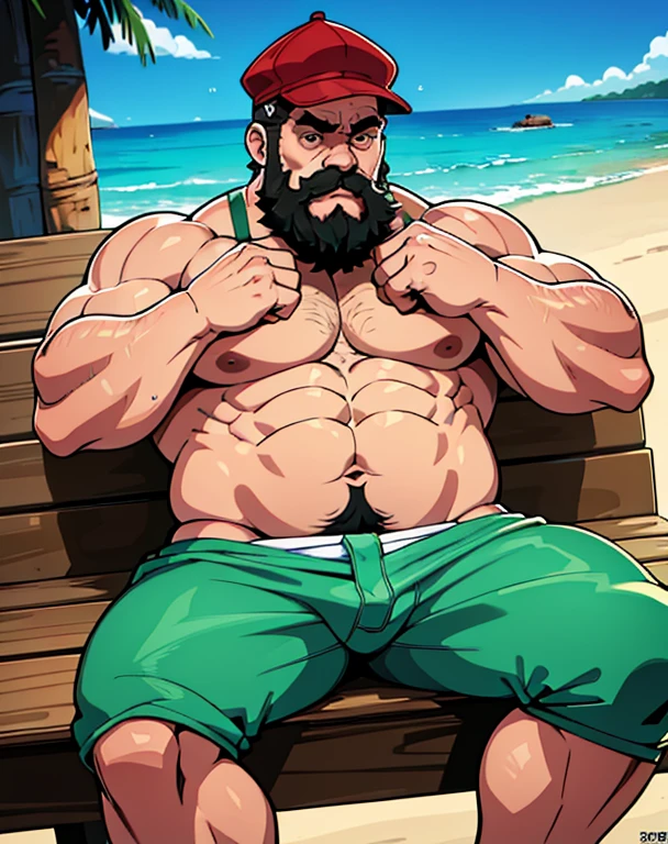 Apenas coxas rechonchudas e extremamente grossas (melhor qualidade,4K,8k,high resolution,obra de arte:1.2),ultra-detalhado,realista:1.37,homens,homens adultos,old homens,fat white muscular homens,cabelo da barriga,large bulges,pants,camisa xadrez,barba,nojento,60-year-old homens,family,pai,barriga de urso,terno de abertura. Sentado na beirada da cama. apenas usando sunga no corpo. Looking at viewer gesturing with hands. Asking for your hand, pedindo um objeto., Se adequa, vetor, mwvetor, Paradise Beach Scenario. He is on the beach, walking wearing only red swim trunks and a cap. Usando apenas cueca box branco. Sitting on the bench with his hand scratching his crotch. looking at the sky