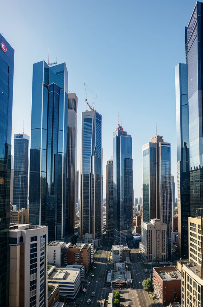 A high technology city 
