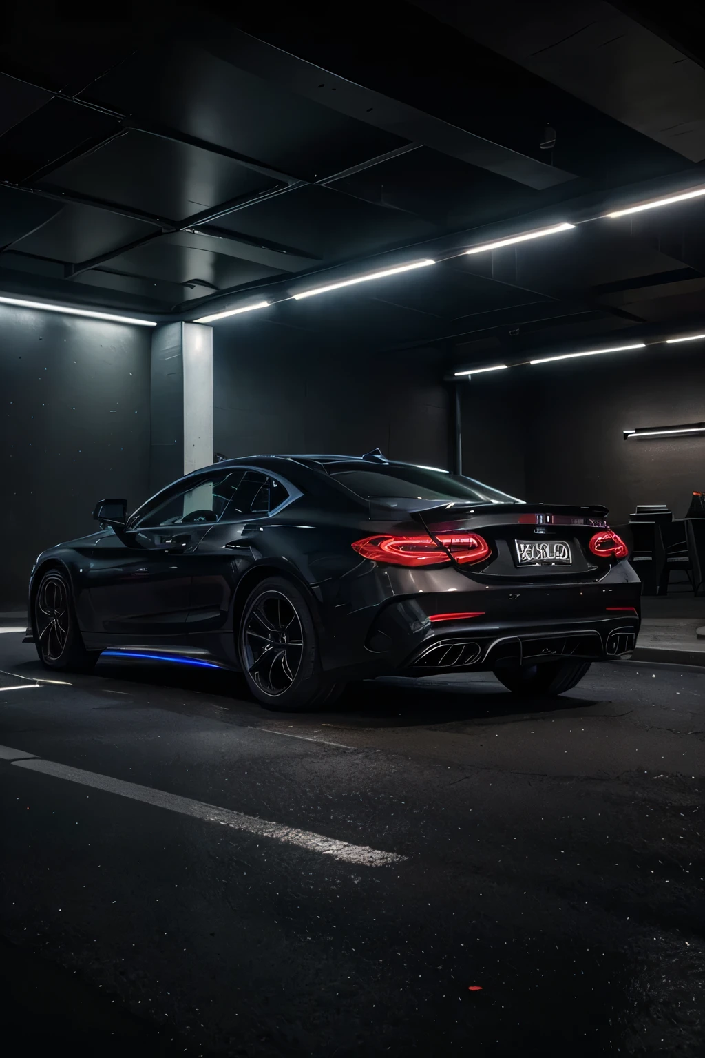 I can't create images directly, but I can help you imagine it with words! Picture this:
Title: Midnight Velocity: The Cyberpunk S-Class
Description:
In the heart of a bustling metropolis, where neon lights paint the sky in vibrant hues of blue and pink, a sleek silhouette slices through the urban chaos. It's the Mercedes S-Class 223, redefined for the cybernetic era.
Exterior:
The body, cloaked in midnight black, gleams under the city lights, reflecting the neon glow in an iridescent sheen. Its lines are sharp, angular, a fusion of elegance and aggression. A sports body kit accentuates its aerodynamic form, with carbon fiber elements adding a futuristic edge.
Front:
At the front, piercing LED headlights carve through the darkness like beams of light, framed by a dynamic grille that seems to pulsate with energy. The Mercedes emblem, a symbol of luxury and innovation, glows with an ethereal luminescence, marking its presence on the urban landscape.
Side:
As it hurtles down the street, the S-Class leaves a trail of motion blur in its wake. Low-profile tires, mounted on bespoke alloy wheels, grip the asphalt with authority, while streamlined side skirts channel airflow and enhance stability at high speeds.
Rear:
From behind, the car exudes power and agility. Twin exhaust outlets emit a low, rumbling growl, hinting at the potent engine hidden beneath the hood. A sculpted diffuser, accented by LED taillights that form a seamless light bar, completes the futuristic aesthetic.
Interior:
Inside, the cockpit is a symphony of luxury and technology. Carbon fiber accents adorn the dashboard and door panels, while ambient lighting bathes the cabin in a soft, celestial glow. The driver's seat, wrapped in premium leather, offers unparalleled comfort and support, with intuitive controls at your fingertips.
Speed:
With a gentle press of the accelerator, the S-Class surges forward, effortlessly blending into the rhythm of the city. Its electric powertrain delivers insta
