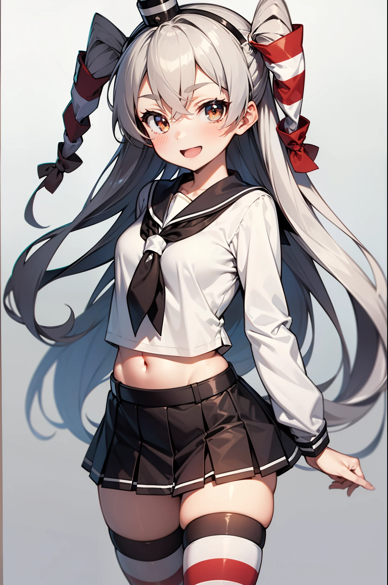 Young girl with grey hair, ((fringed and curly hair)),((curly short twintail)), curly hair ,(red eyes),, ((small bushy eyebrows)), wearing gothic lolita clothing, lolicon , walking to school, bored look, bored face, , lifting her skirt to show her vagina wet with semen, having sex