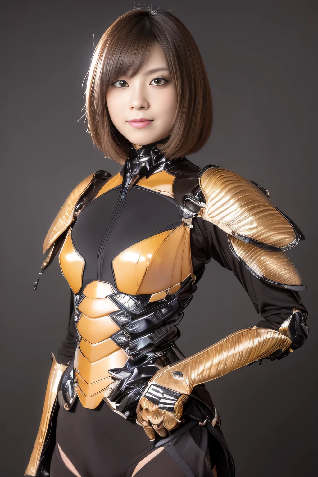 (high resolution,masterpiece,best quality,extremely detailed CG, anime, official art:1.4), realistic, photo, amazing fine details, all intricate, gloss and shiny,awesome many layers, 8k wall paper, 3d, sketch, kawaii, illustration,( solo:1.4), perfect female proportion,villainess, (fusion of dark brown cockroach and lady:1.4), (brown cockroach form lady:1.2), (brown cockroach lady:1.2), (fusion:1.2), (solo:1.4), (evil smile:1.2), muscular, abs, (cockroach brown exoskeleton bio insect suit:1.4), (cockroach brown exoskeleton bio insect armor:1.2), (brown transparency cockroach wing:1.4), (brown cockroach antennae:1.3),