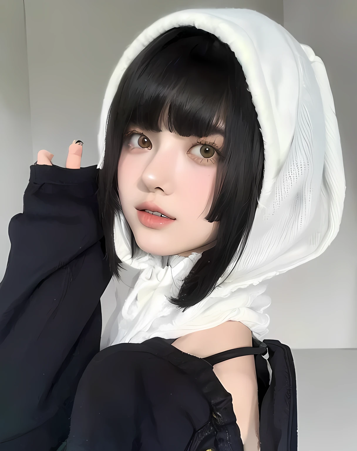 Ulzzang girl, ulzzang, Korean ulzzang girl, girl, short hair, Danielle, new jeans Danielle, Danielle from new jeans, ulzzang girl