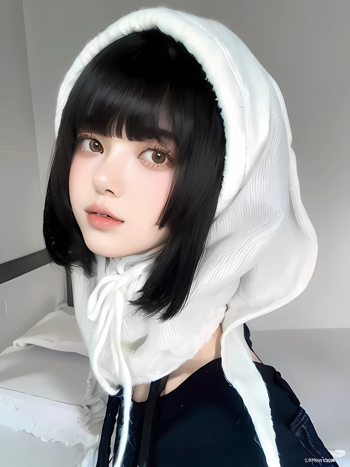 Ulzzang girl, ulzzang, Korean ulzzang girl, girl, short hair, Danielle, new jeans Danielle, Danielle from new jeans, ulzzang girl