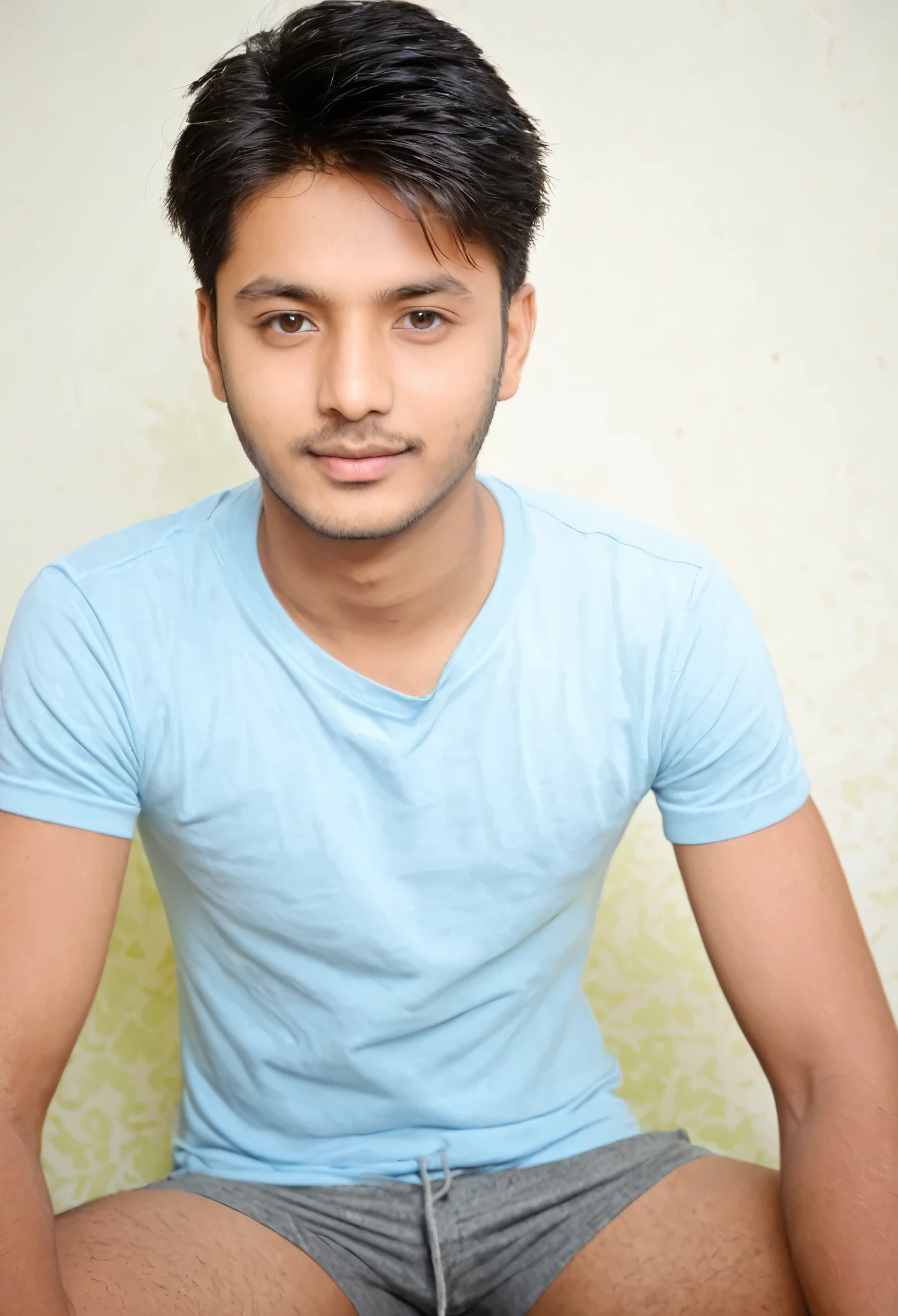 Samrt and good luking 25 years old boy photo