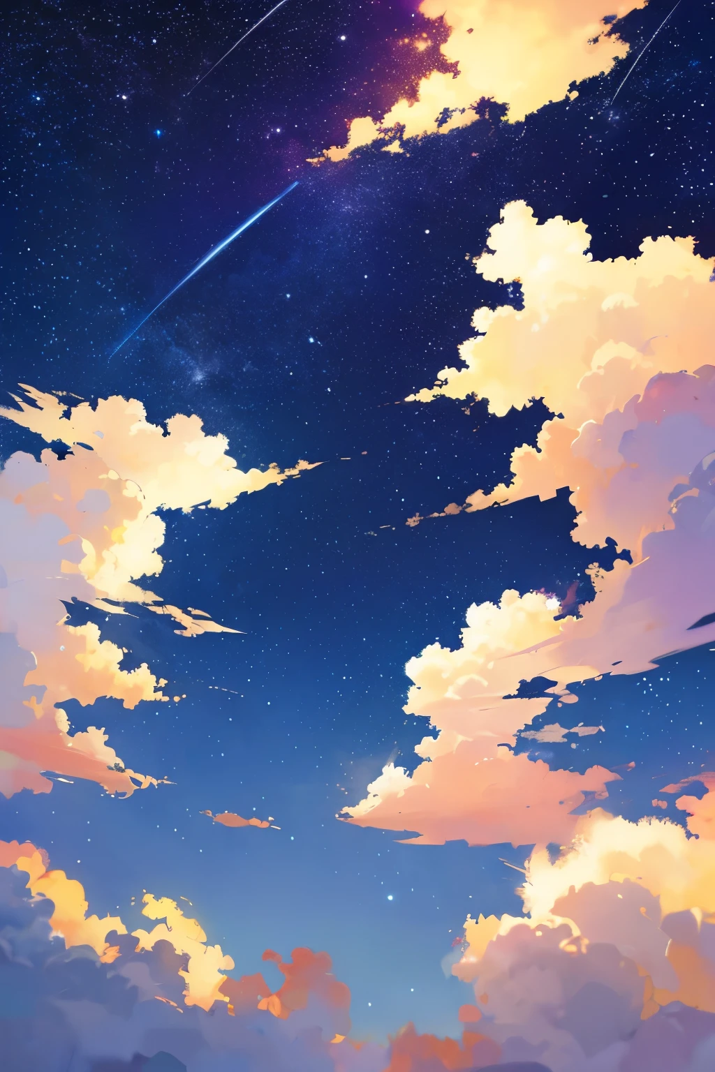 night sky background, cloud,star
