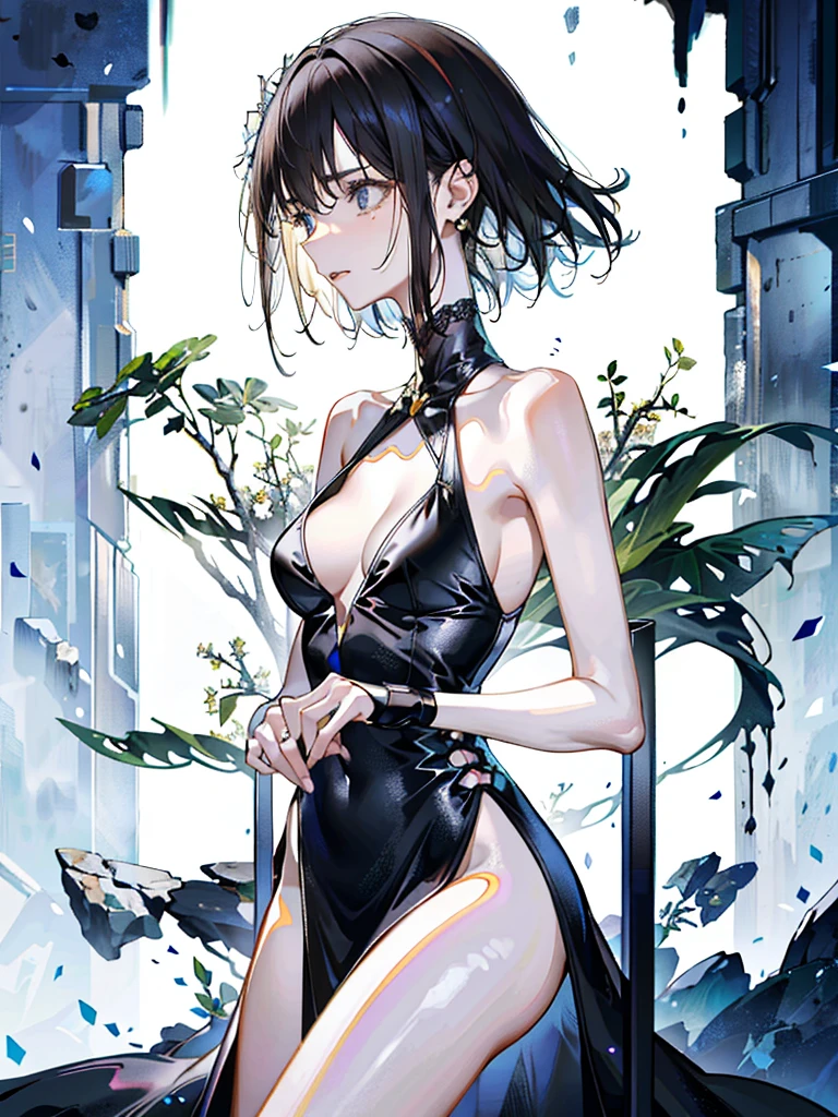 Dystopia、ruins、Erotic、Sexy mesh lace leotard style swimsuit