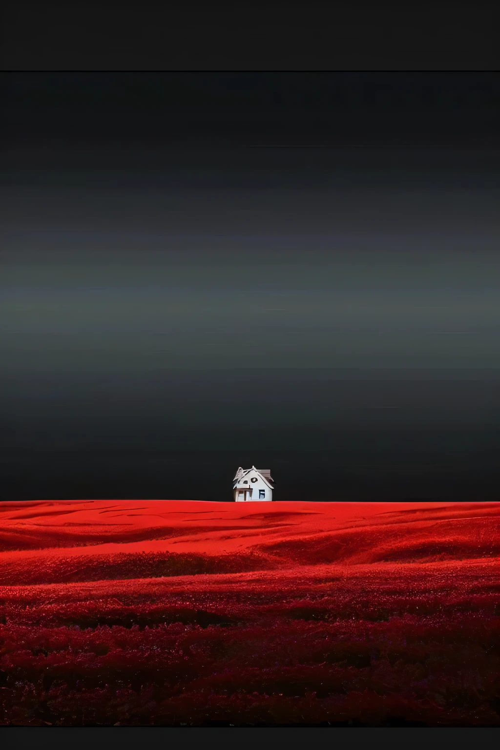 A  house in the red fields of Alafud image, Beautiful dark landscape, In a red dream world, red mood in background, Red selective coloring, Red hue, HD mobile wallpaper, Beautiful iPhone Wallpapers, Very beautiful photos, breathtaking composition, Today&#39;s featured photo, Bright but dull red, Award-winning color photos, author：Chris Fryer, Amazing wallpapers