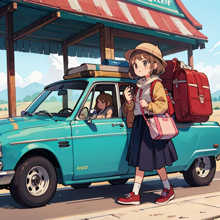 Girls traveling across America